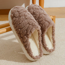 Load image into Gallery viewer, Home Fuzzy Slipper Unisex Cartoon Winter Plush Slipper Anti-Skid Soft Soled Cotton Shoes Comfy Outdoor Couple Slippers
