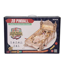 Load image into Gallery viewer, Robotime ROKR DIY Pinball Machine 3D Wooden Puzzle Amusing Table Game EG01
