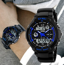 Load image into Gallery viewer, Multifunctional Waterproof Sports Student Electronic Watch
