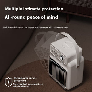 1200W 2 In 1 Efficient Room Heater Humidifying Table Heater Overheating Protections Heater Indoor Heater Suitable For Offices